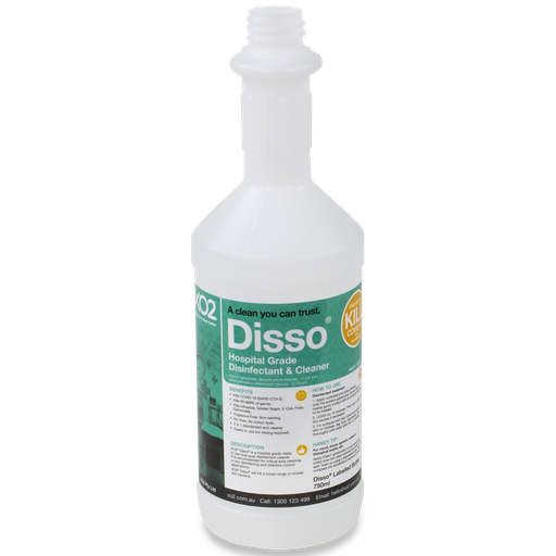 750ml Disso® Labelled Empty Bottle