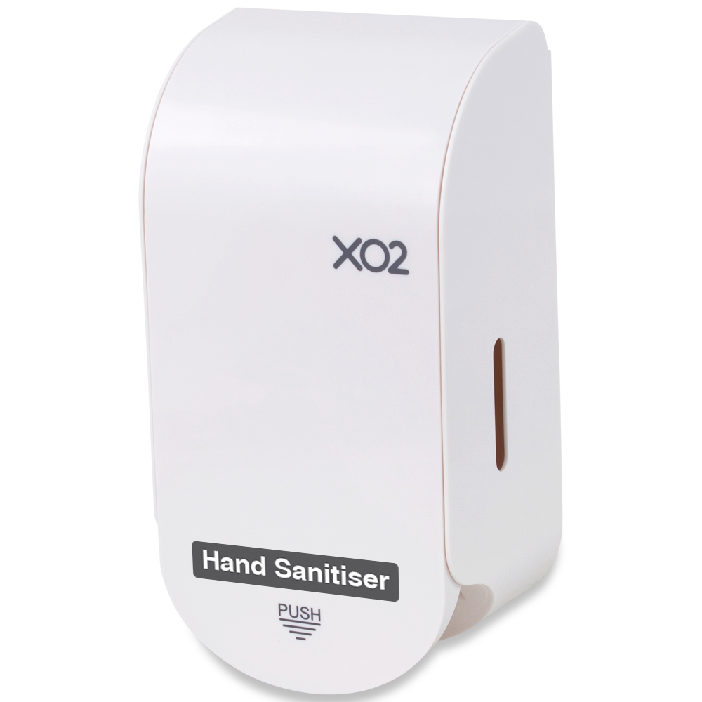 XO2® Manual Push Foaming Hand Sanitiser Dispenser - High Capacity, Low Servicing
