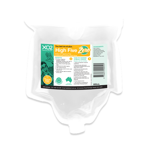 XO2® 'High Five Zero' Foaming Hand Soap Refill - Natural, Antibacterial &amp; Fragrance-Free