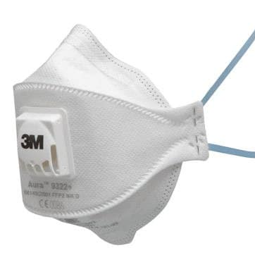 3M Aura 9322A P2 Valved Particulate Respirator