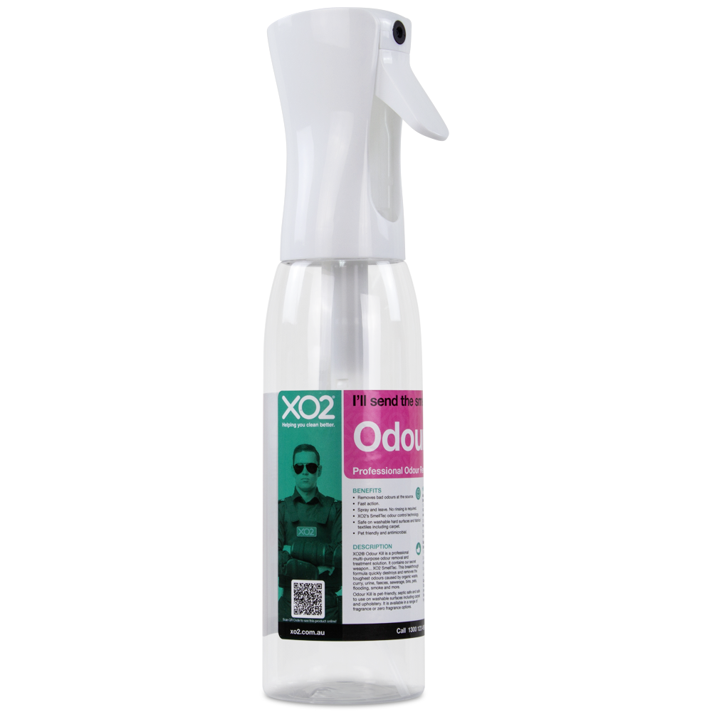 Odour Kill Continuous Atomiser Spray Bottle - 500ml, Refillable, Labelled, Comes Empty