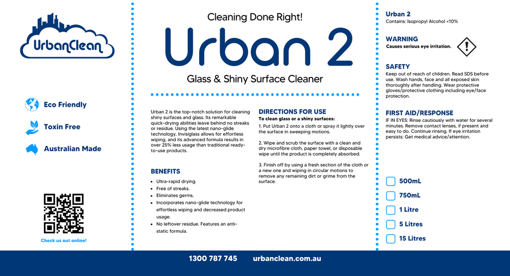 Urban 2 - Glass Cleaner