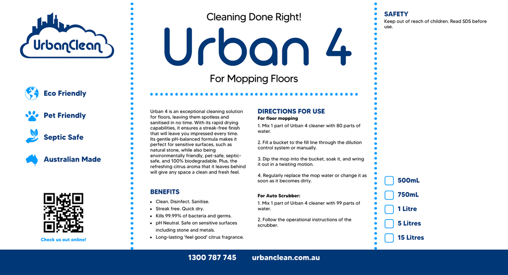 Urban 4 - Floor Cleaner