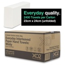 XO2® Everyday Interleaved Paper Hand Towels: Middy