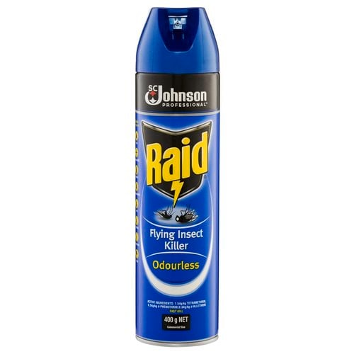 Raid Flying Insect Killer - Odourless, 400g