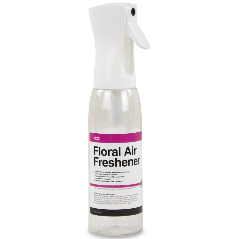 Floral Air Freshener Continuous Atomiser Spray Bottle - 500ml, Refillable, Labelled, Comes Empty