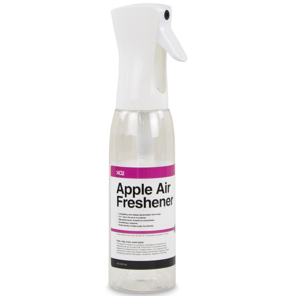 Apple Air Freshener Continuous Atomiser Spray Bottle - 500ml, Refillable, Labelled, Comes Empty