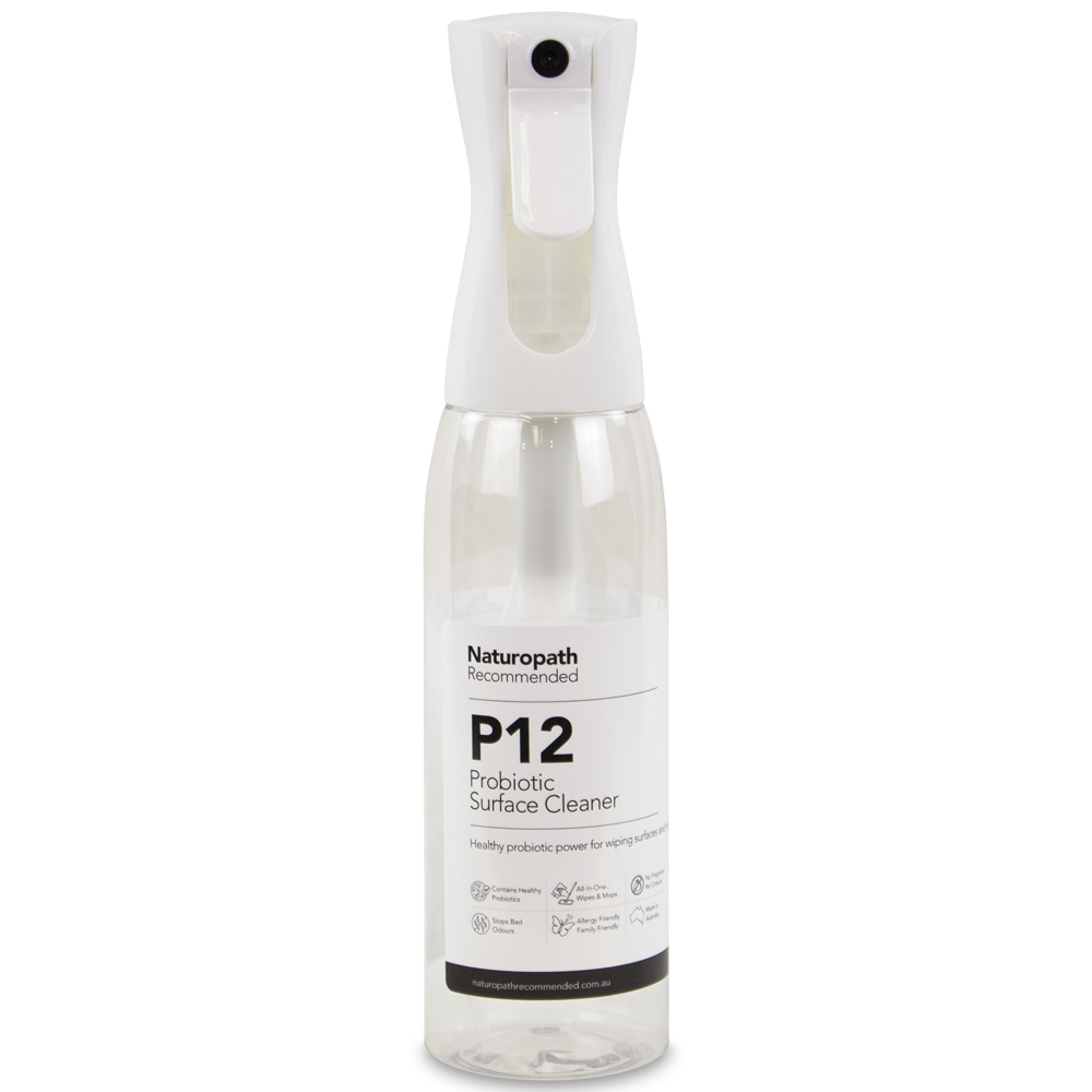 P12 Continuous Atomiser Spray Bottle by Naturopath Recommended - 500ml, Refillable, Labelled, Comes Empty