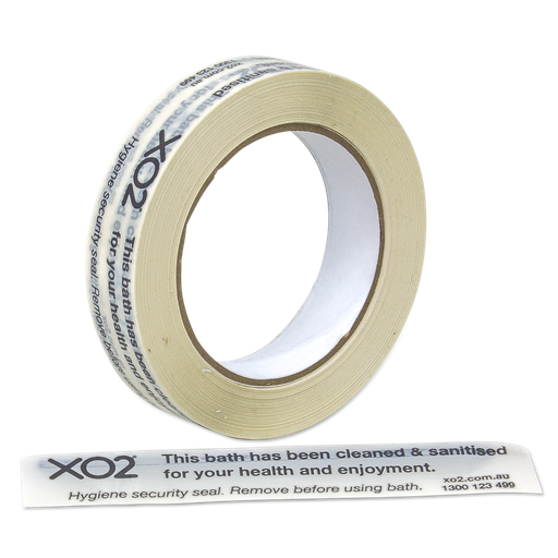 [CH220492] XO2® SpaKling Hygiene Security Seal Sticker