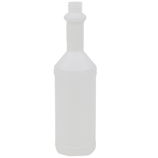 [AC001712] 750ml Straight Sided Bottle - 8cm Long Neck, Empty, Opaque, 28mm Screw Thread