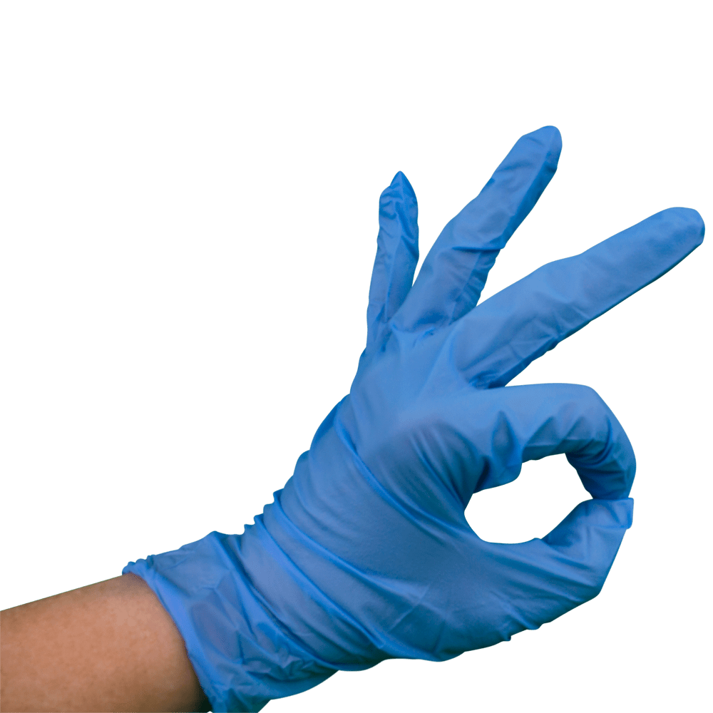 what is nitrile free gloves