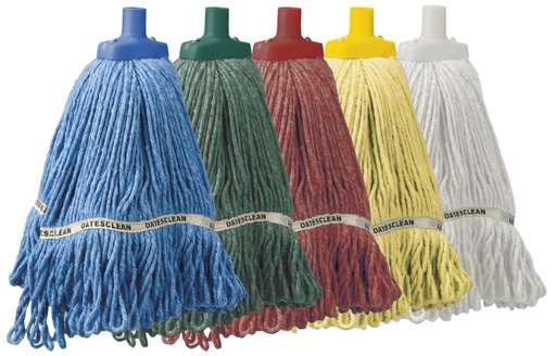 Oates Duraclean Hospital Launder Mop Head - Split & Banded, Premium Blended Yarn