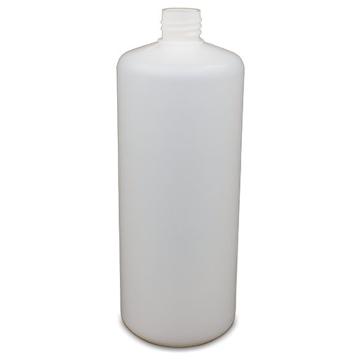 [AC001212] 1L Opaque Plastic Bottle - Straight Sided, No Neck, Empty, 28mm Screw Thread