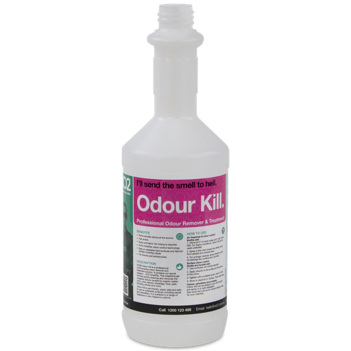 [AC002260] 750ml Odour Kill Labelled Empty Bottle - Refillable & Recyclable (Trigger not included)