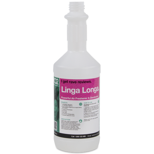 [AC002264] 750ml Linga Longa Labelled Empty Bottle - Refillable & Recyclable (Trigger not included)