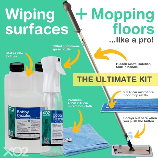 [AC503022] XO2® Ultimate Floor Mopping & Surface Wiping Starter Kit