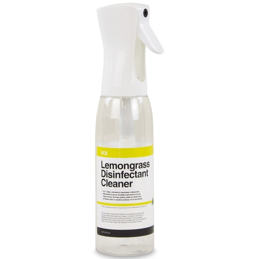 [AC003318] Lemongrass Disinfectant Cleaner Continuous Atomiser Spray Bottle - 500ml, Refillable, Labelled, Comes Empty